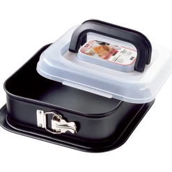 KAISER Inspiration Springform quadratisch mit Transporthaube, 24 x 24 cm|WMF