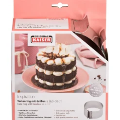 KAISER Inspiration Tortenring mit Griffen, 9 cm hoch|WMF Sale
