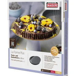 KAISER La Forme Plus Tarte- und Quicheform mit Hebeboden, 28 cm|WMF Clearance