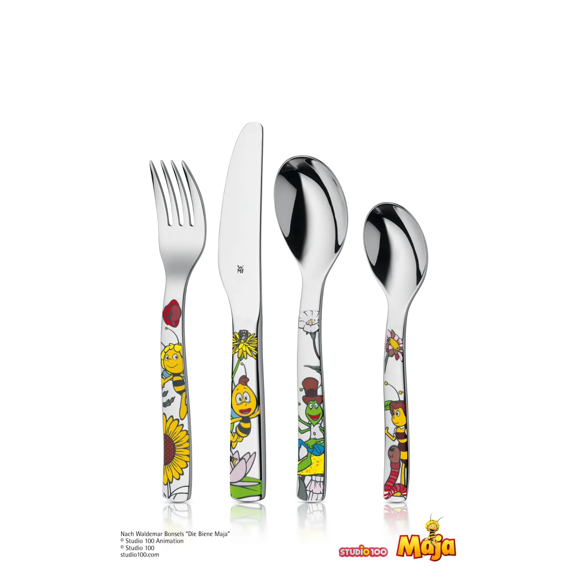 Kinderbesteck-Set Die Biene Maja, 4-teilig|WMF