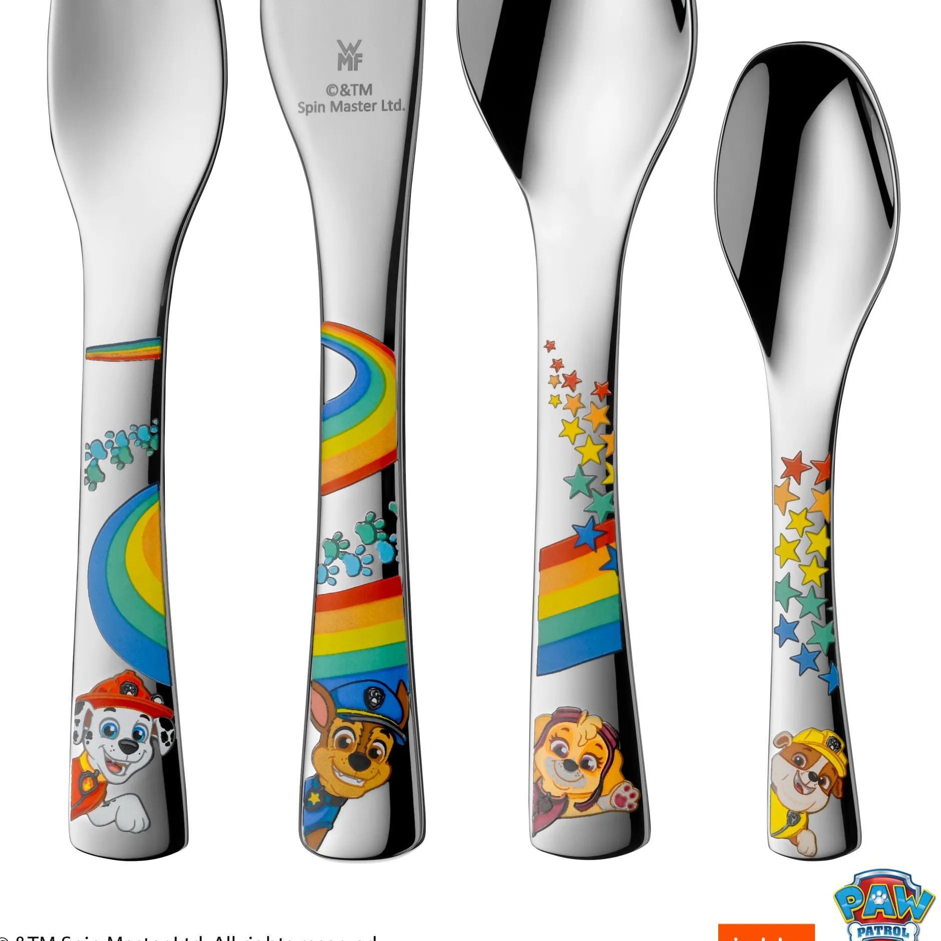 Kinderbesteck-Set PAW Patrol, 4-teilig|WMF Discount