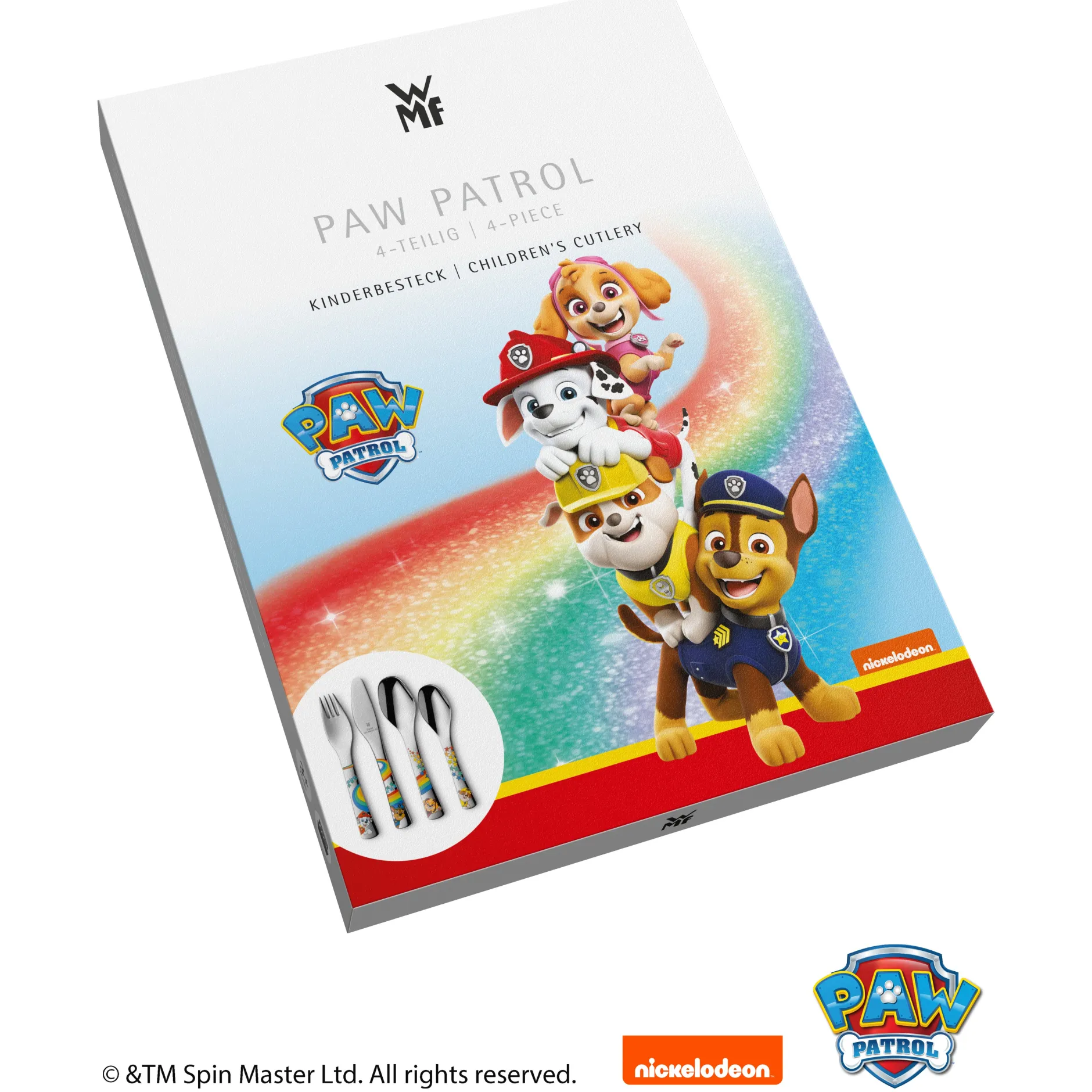 Kinderbesteck-Set PAW Patrol, 4-teilig|WMF Discount