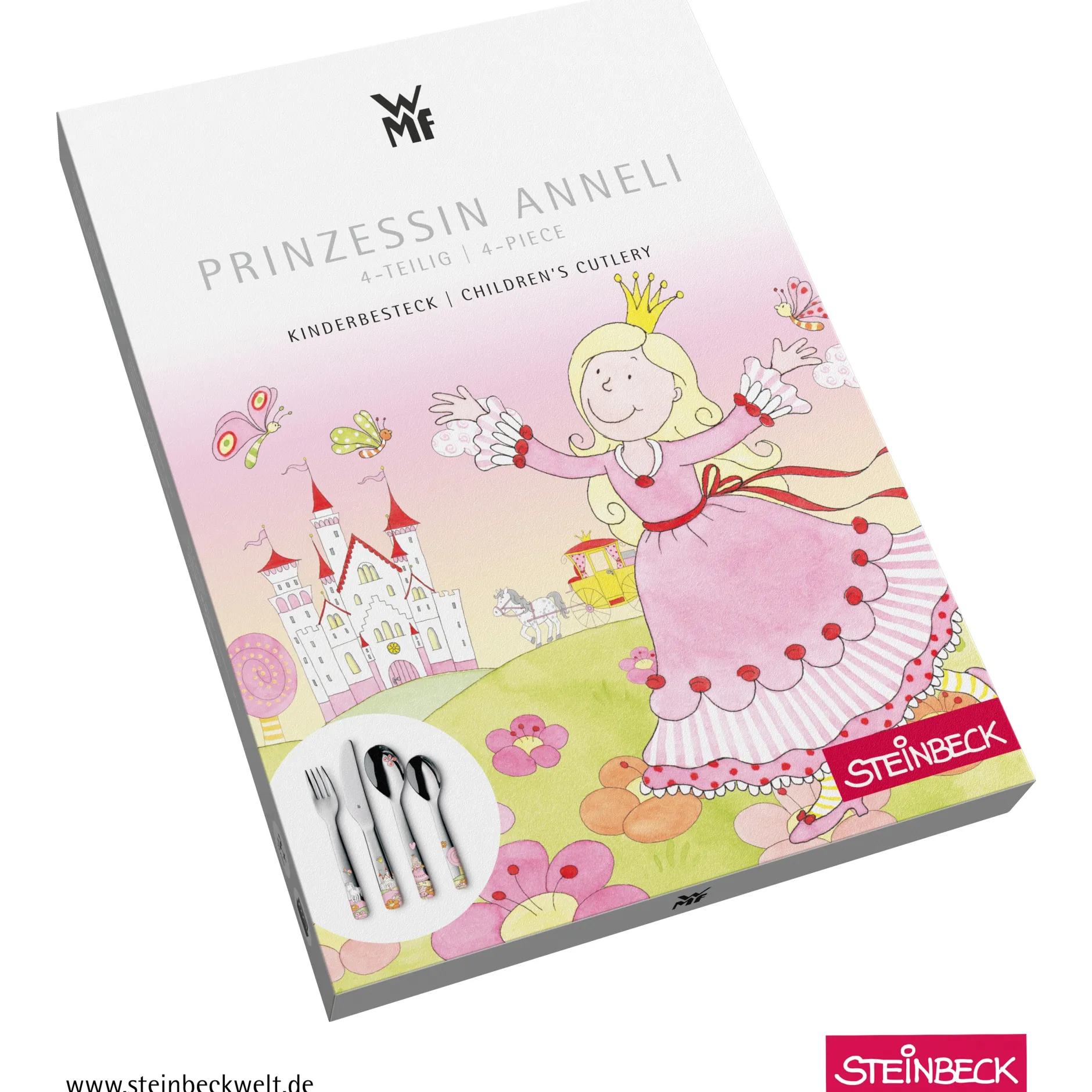 Kinderbesteck-Set Prinzessin Anneli, 4-teilig|WMF Hot
