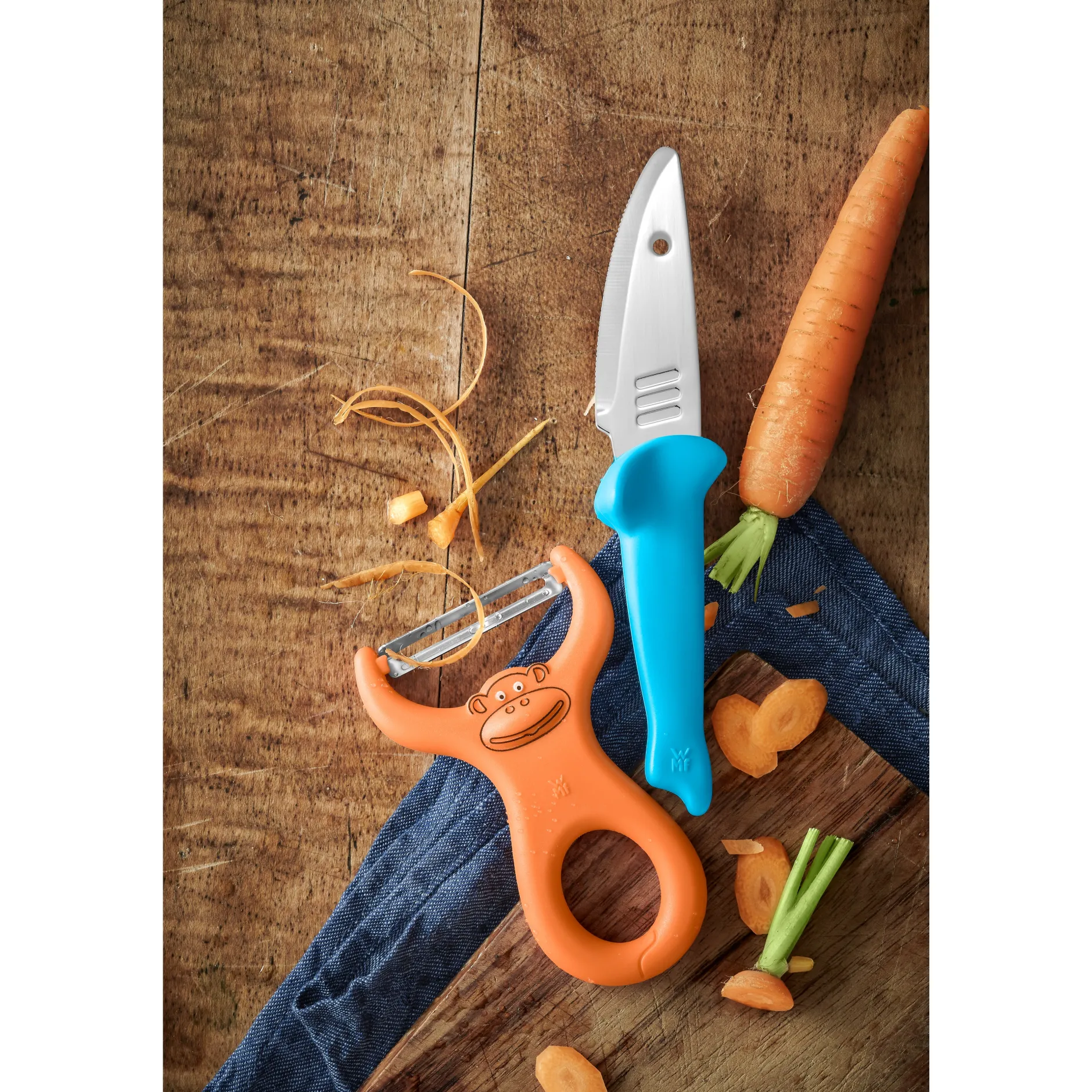 Kinderkoch-Set mit Gemüseschäler und Messer, 2-teilig|WMF Best