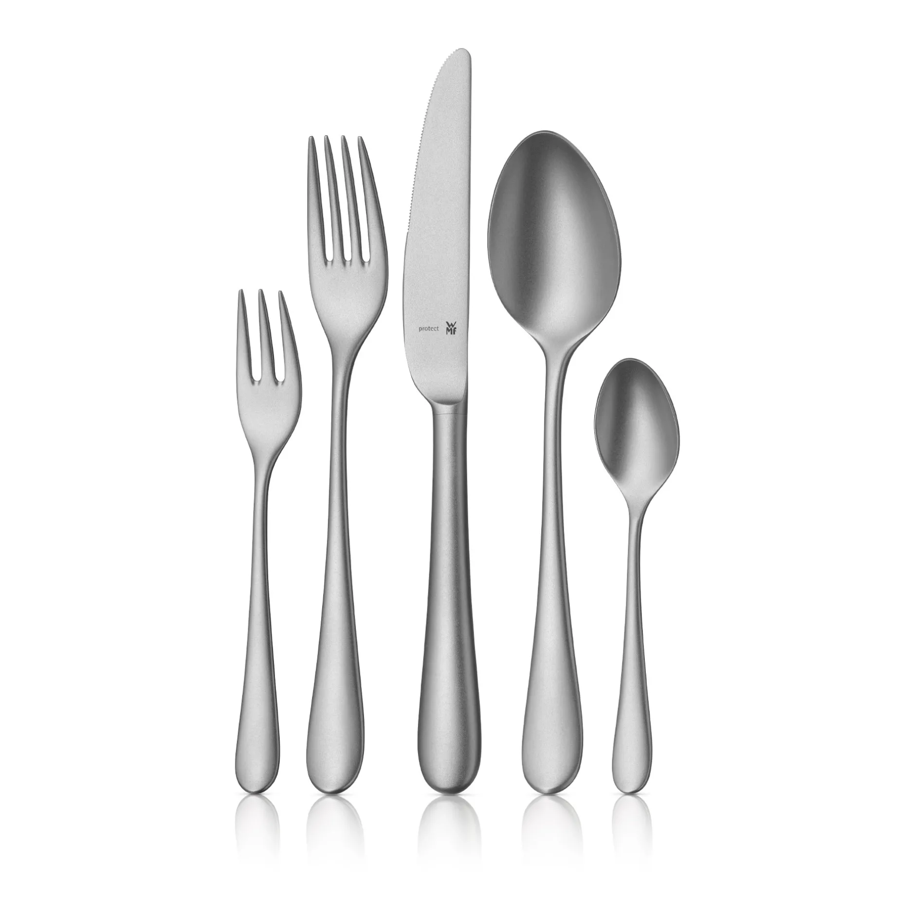 Merit Besteck-Set, 30-teilig, Cromargan protect®, sandgestrahlt|WMF Discount