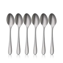 Merit Espressolöffel-Set, 6 Stück, Cromargan protect®, sandgestrahlt|WMF New