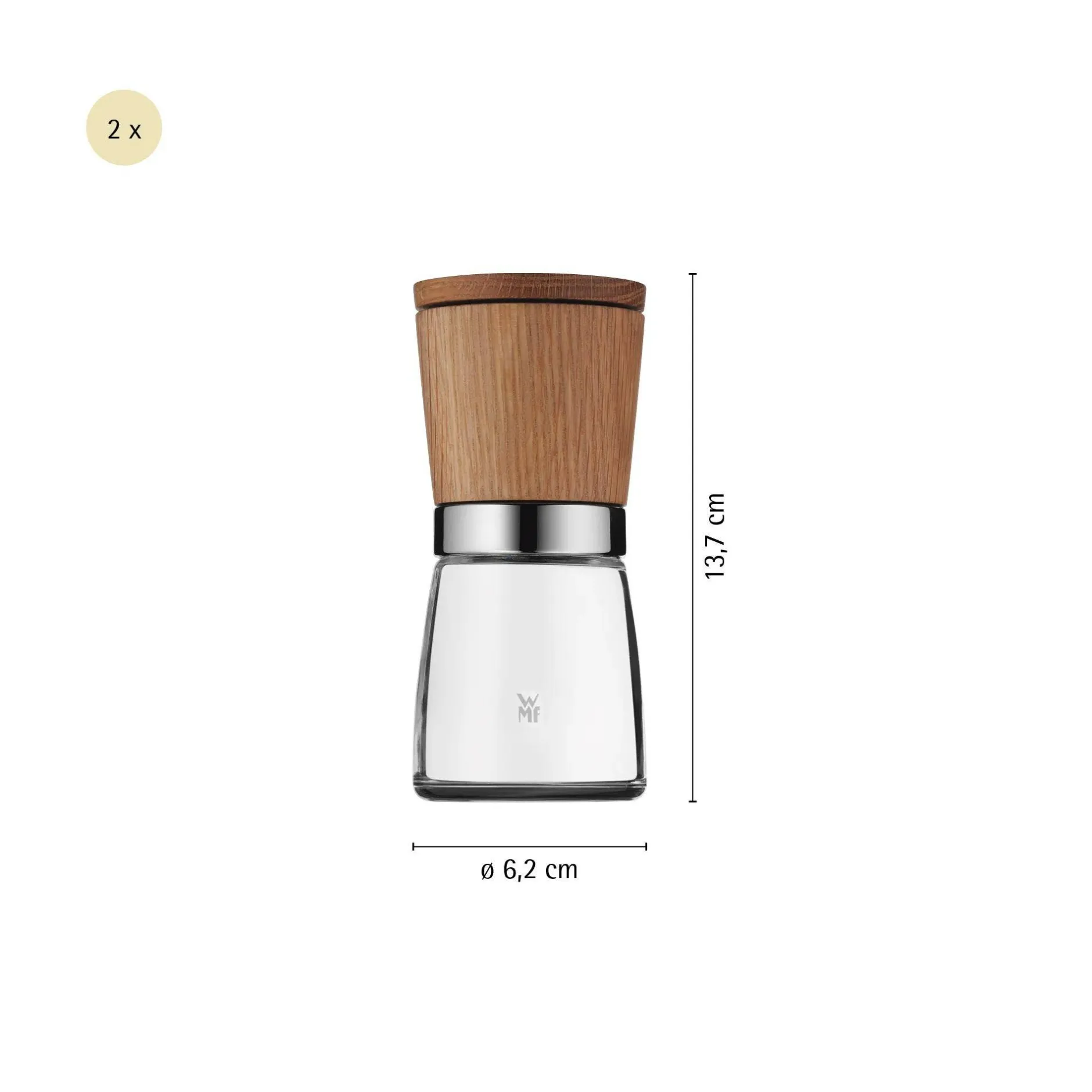 Nature Gewürzmühlen-Set, 2-teilig|WMF Hot