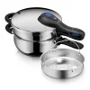 Perfect Plus One Pot Schnellkochtopf-Set, 22 cm, 3 & 4,5 L, stapelbar, mit Dämpfeinsatz|WMF Outlet