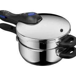 Perfect Plus One Pot Schnellkochtopf-Set, 22 cm, 3 & 4,5 L, stapelbar, mit Dämpfeinsatz|WMF Outlet