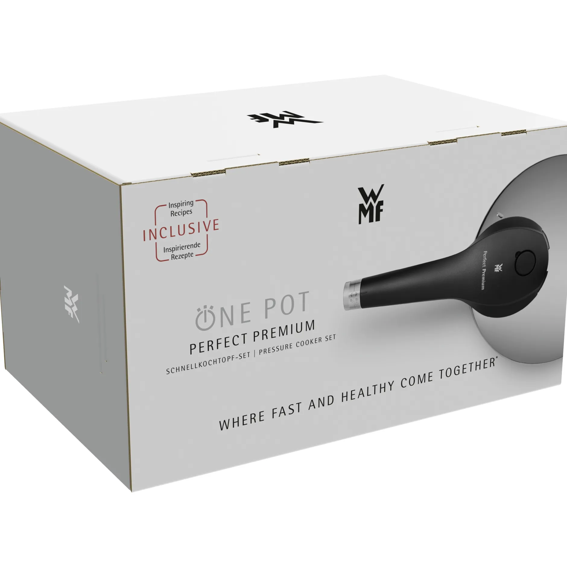 Perfect Premium One Pot Schnellkochtopf-Set mit Dampfgareinsatz, 22 cm, 6,5 und 3,0 Liter|WMF Clearance