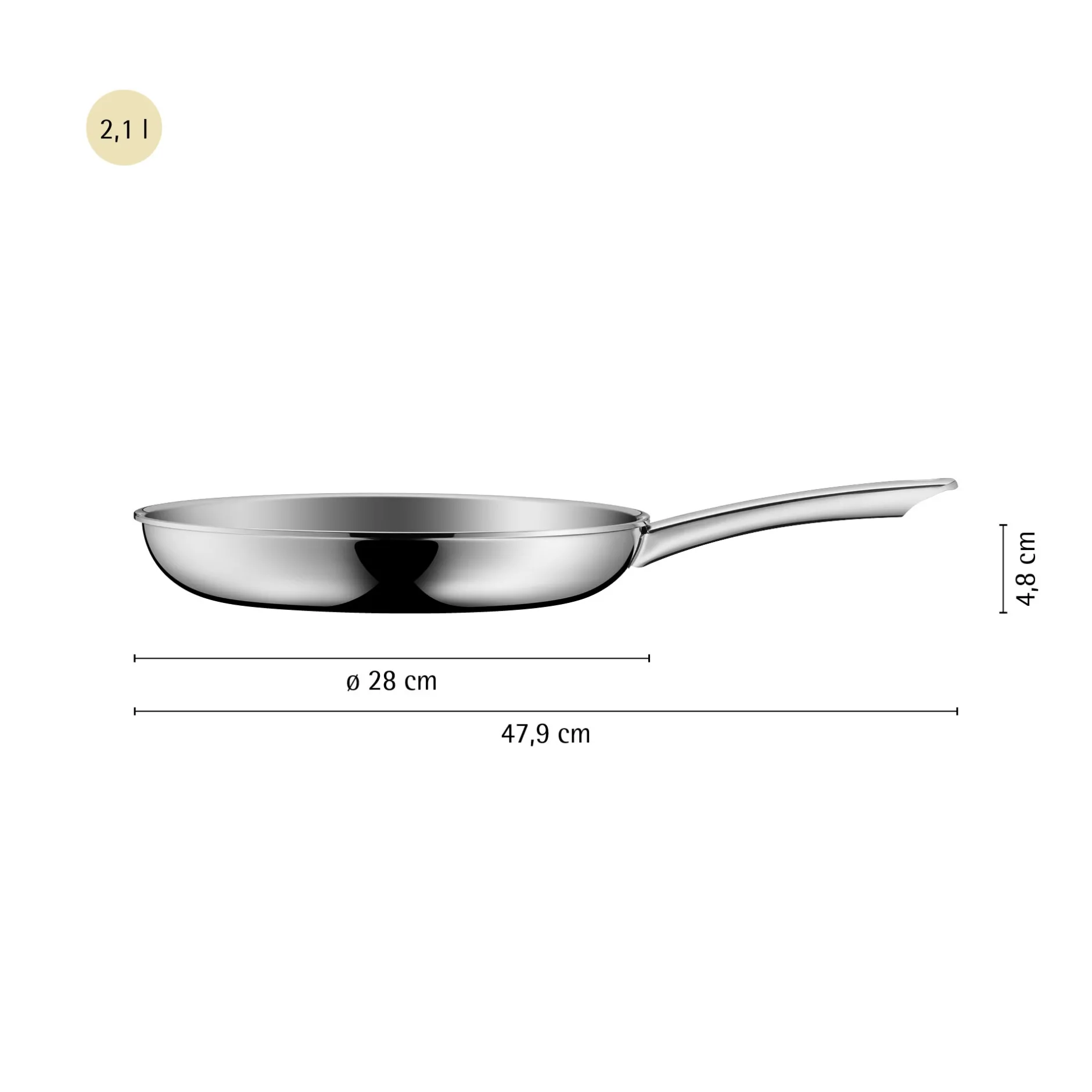 Profi Resist Stielpfanne, 24 cm|WMF Best