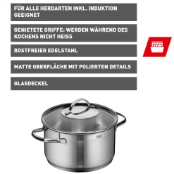 Silit Achat Kochtopf mit Deckel, 20 cm|WMF