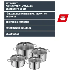 Silit Alicante Topf-Set, 4-teilig|WMF Clearance