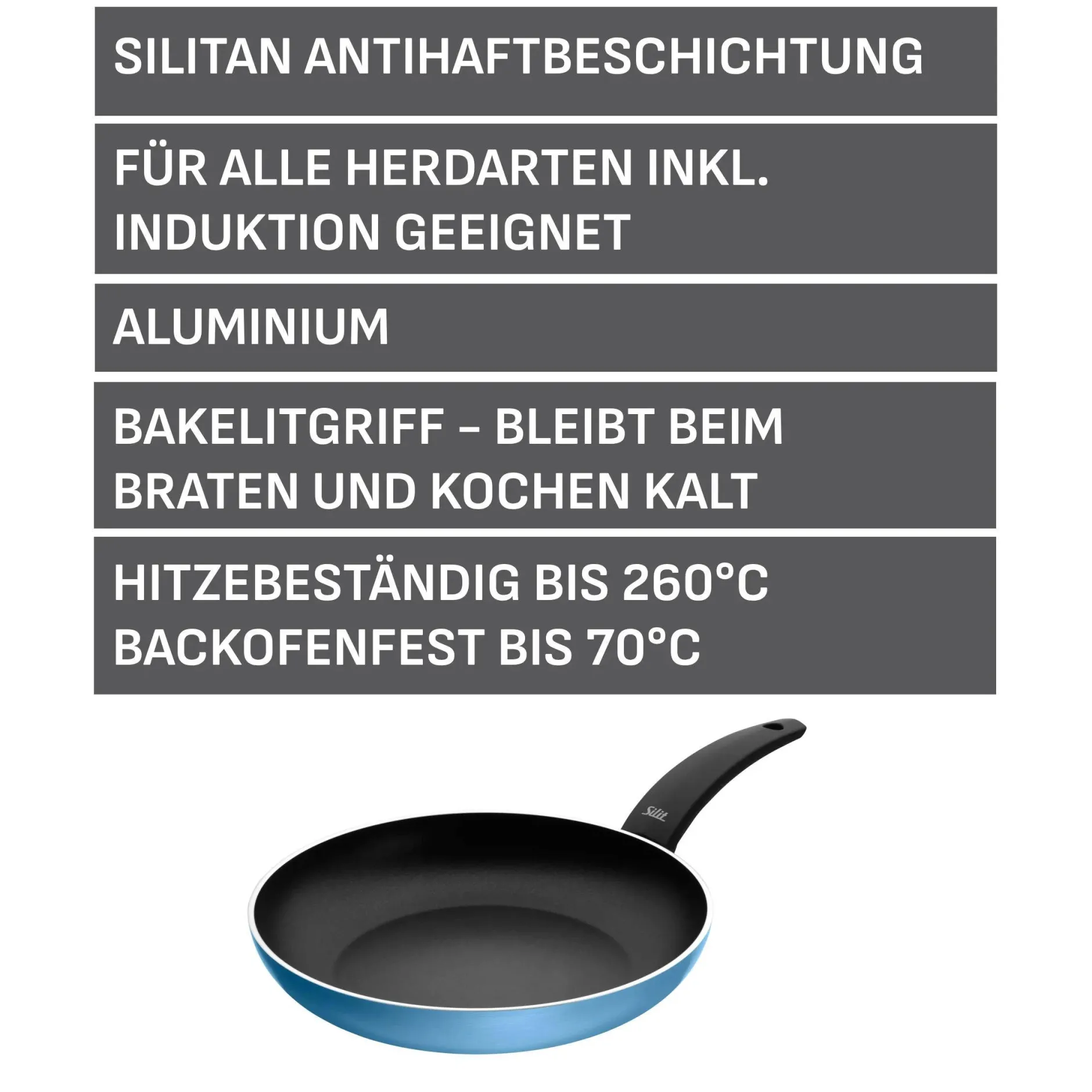 Silit Belluna Stielpfanne, 28 cm, Blau|WMF Online