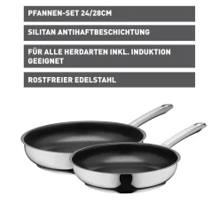 Silit Calabria Pfannen-Set, 24 & 28 cm|WMF