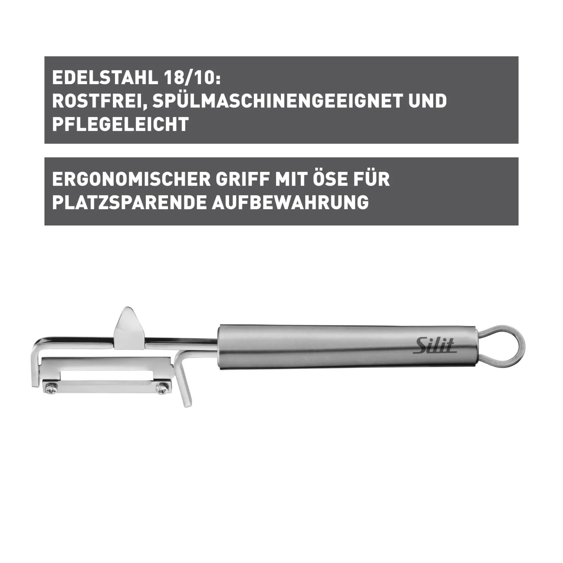 Silit Classic Line Gemüseschäler, 19 cm|WMF Online