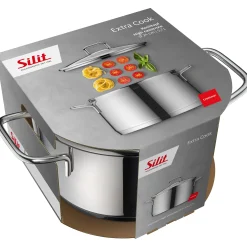 Silit Extra Cook Kochtopf 24 cm mit Glasdeckel|WMF Hot