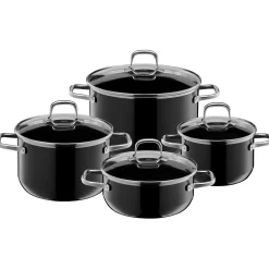 Silit Silargan® Elegance Topf-Set, 4-teilig, Black|WMF Discount