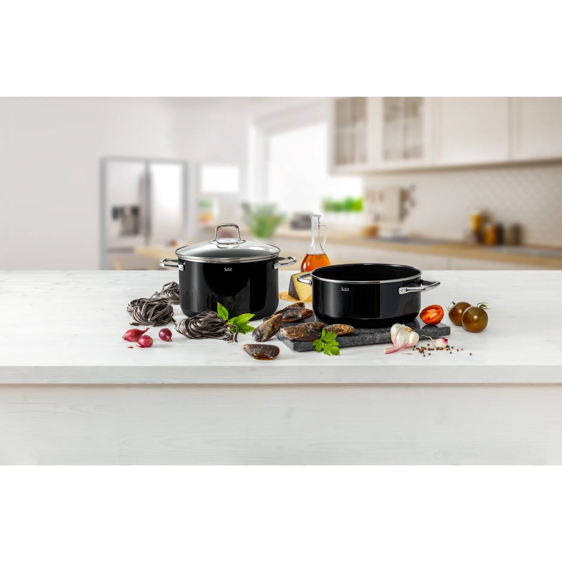 Silit Silargan® Elegance Topf-Set, 4-teilig, Black|WMF Discount
