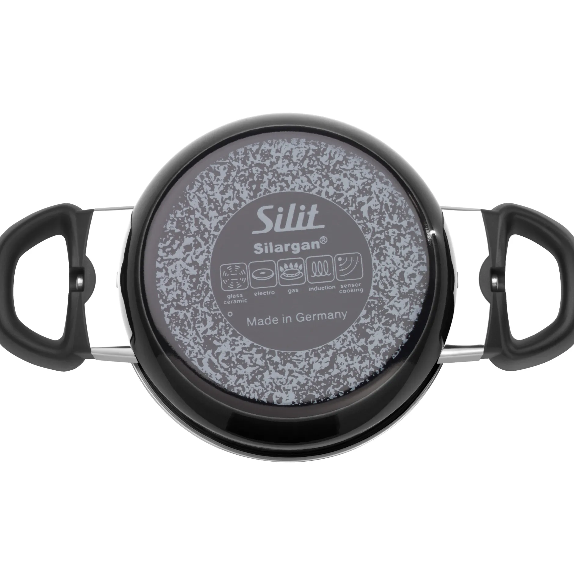 Silit Silargan® Modesto Bratentopf mit Deckel, 16 cm, Black|WMF Hot