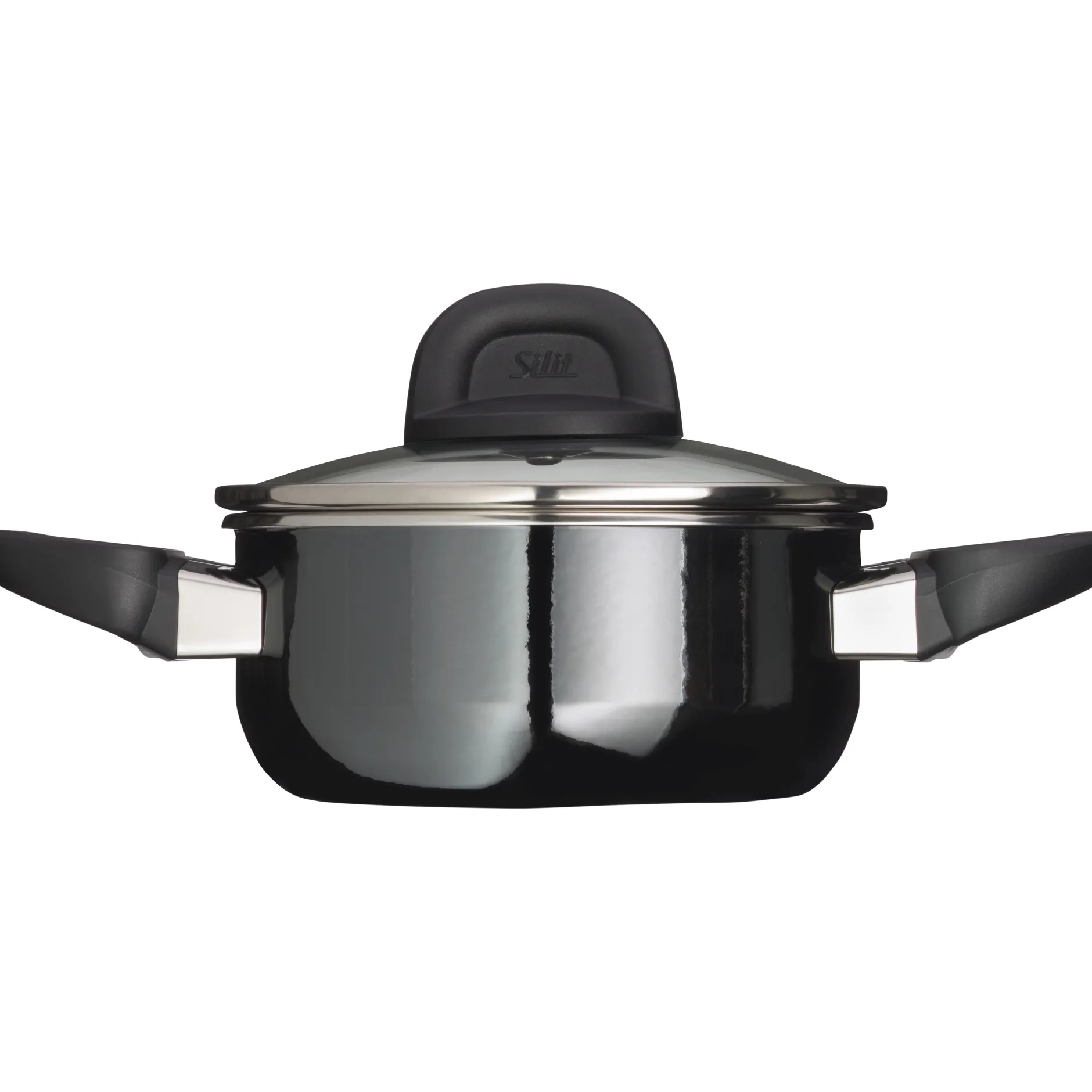 Silit Silargan® Modesto Bratentopf mit Deckel, 16 cm, Black|WMF Hot