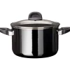 Silit Silargan® Modesto Kochtopf mit Deckel, 24 cm, Black|WMF Discount