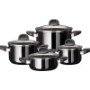Silit Silargan® Modesto Topf-Set 4-teilig, Black|WMF Hot
