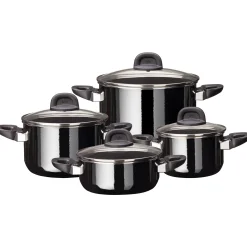 Silit Silargan® Modesto Topf-Set 4-teilig, Black|WMF Hot
