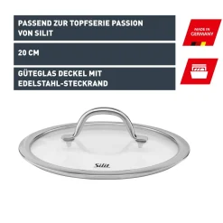 Silit Silargan Passion Glasdeckel, 20 cm|WMF New