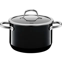 Silit Silargan® Passion Kochtopf mit Deckel, 20 cm, Black|WMF Outlet