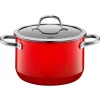 Silit Silargan® Passion Kochtopf mit Deckel, 20 cm, Red|WMF New
