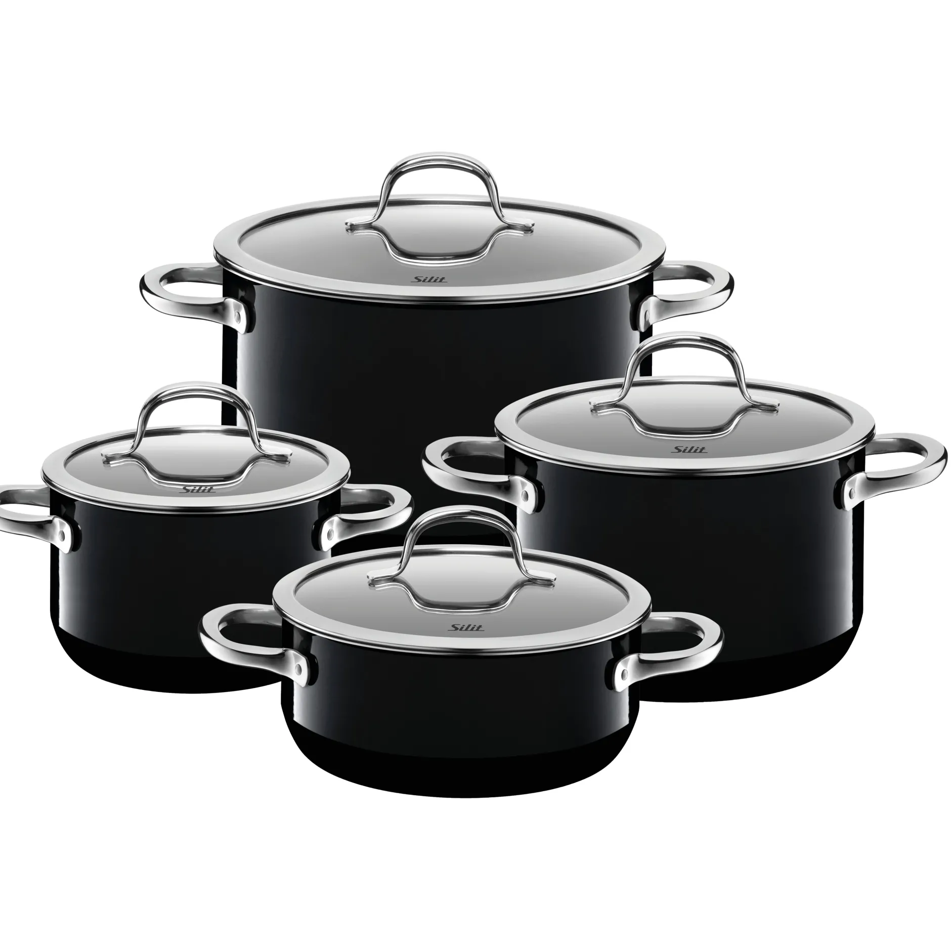 Silit Silargan® Passion Topf-Set, 4-teilig, Black|WMF Outlet