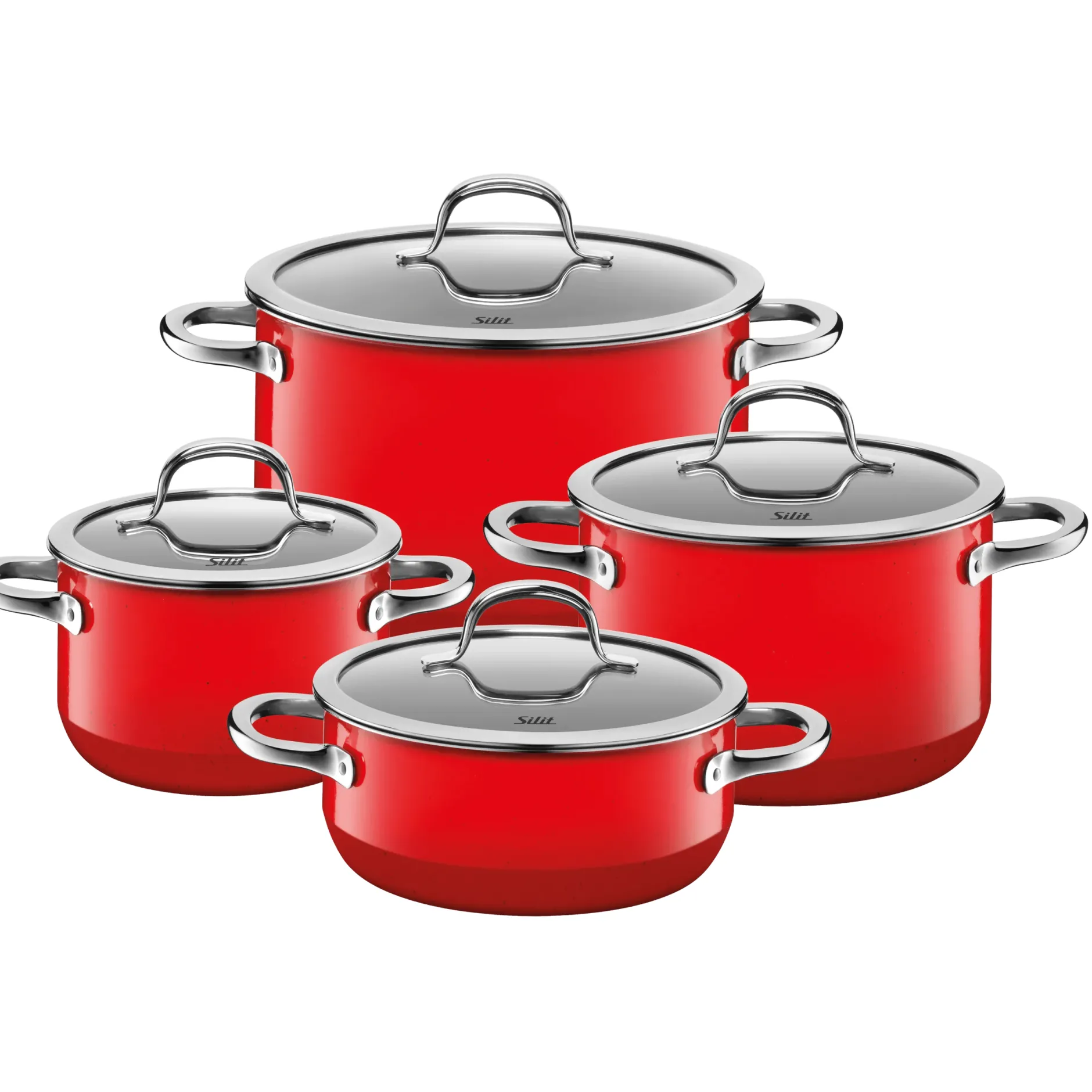 Silit Silargan® Passion Topf-Set, 4-teilig, Red|WMF Online