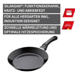 Silit Silargan® Professional Stielpfanne flach, 28 cm, Black|WMF Outlet