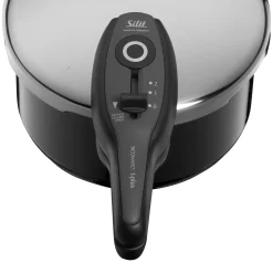 Silit Silargan® Sicomatic t-Plus Schnellkochtopf-Set, 22 cm, 4,5 l und 3,0 l, Black|WMF Outlet