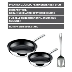 Silit Talis Pfannen-Set mit Pfannenwender, 20 & 24 cm|WMF Clearance