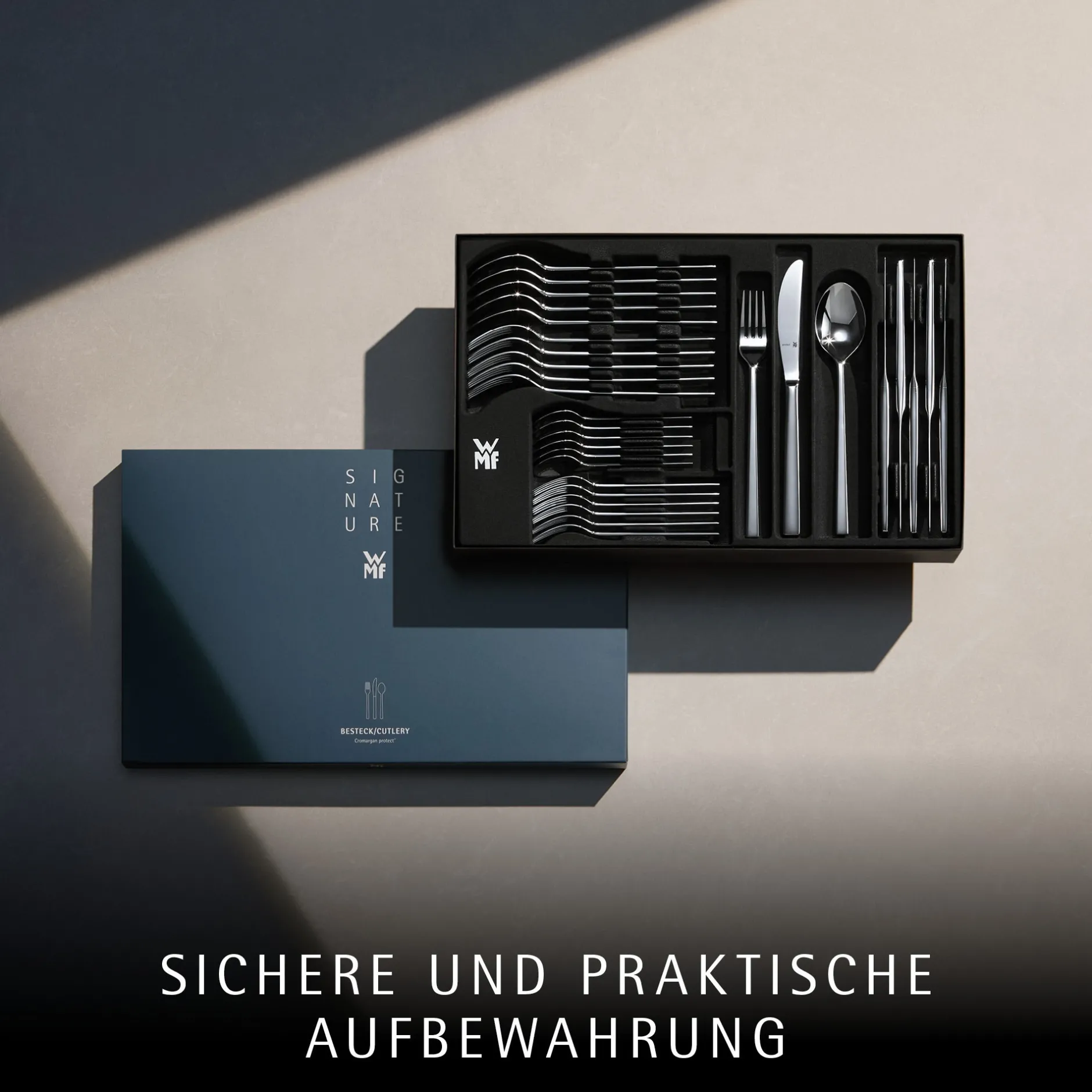 Sonic Besteck-Set, 30-teilig, Cromargan protect®|WMF Hot