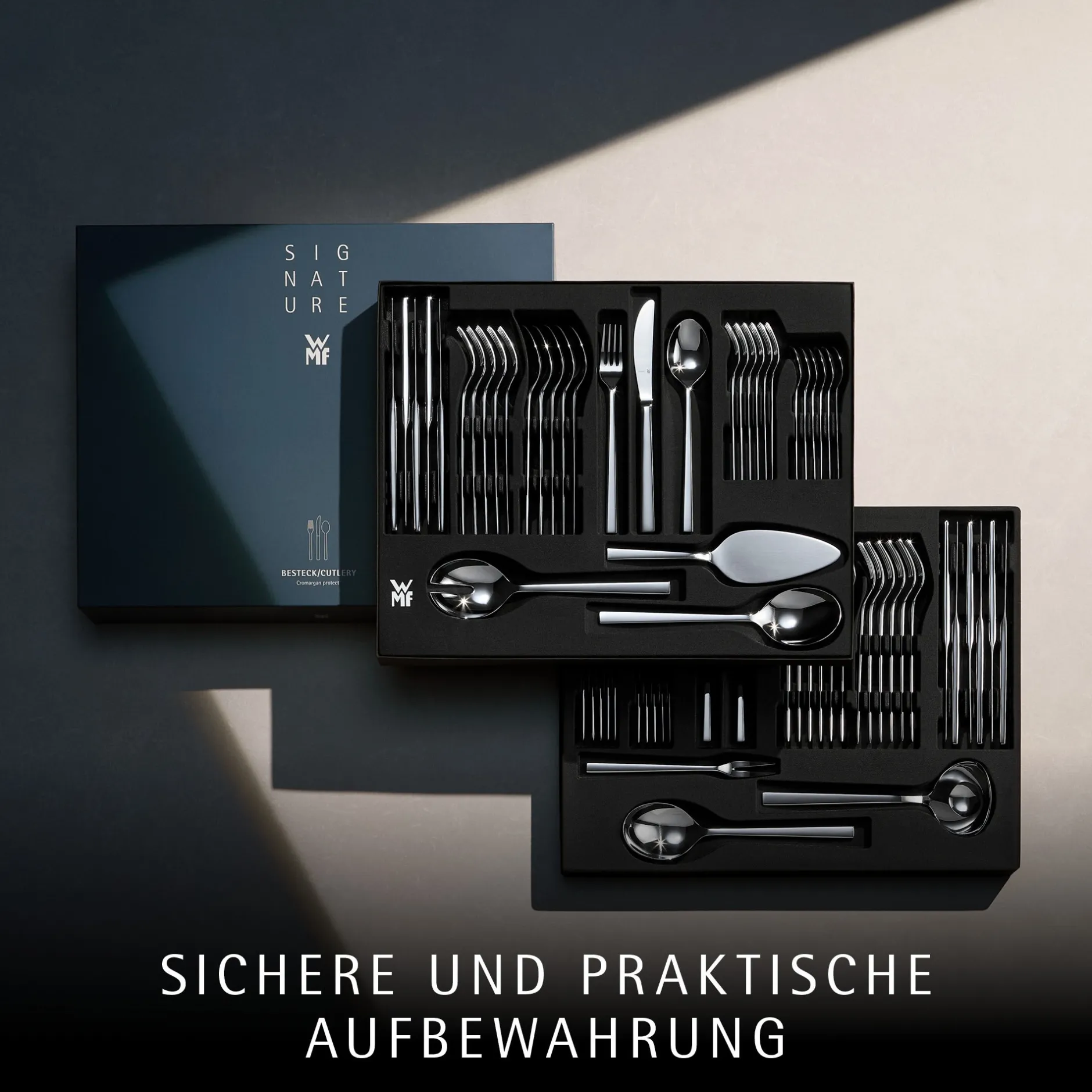 Sonic Besteck-Set, 66-teilig, Cromargan protect®|WMF Outlet