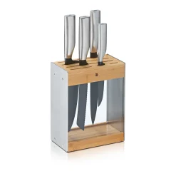Ultimate Black Messer-Set mit Messerblock, 5-teilig|WMF Hot