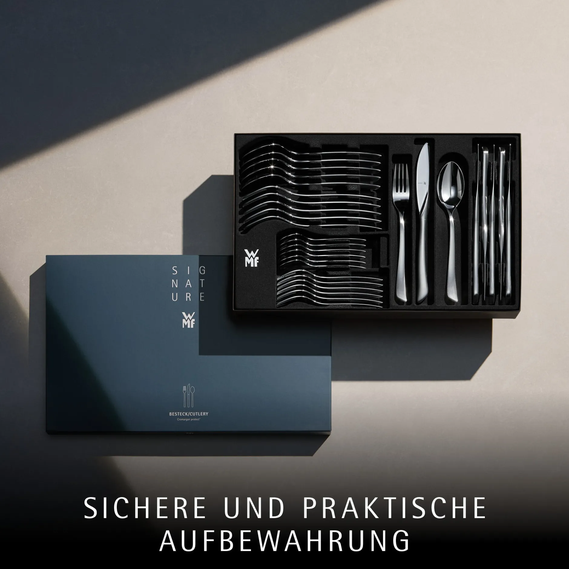 Virginia Besteck-Set, 30-teilig, Cromargan protect®|WMF Discount