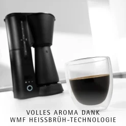 KÜCHENminis Aroma Kaffeemaschine Thermo to go, Deep Black|WMF