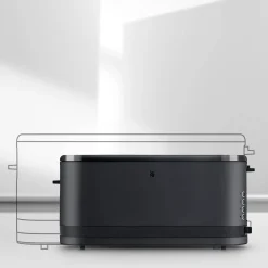 KÜCHENminis Langschlitz-Toaster, Deep Black|WMF