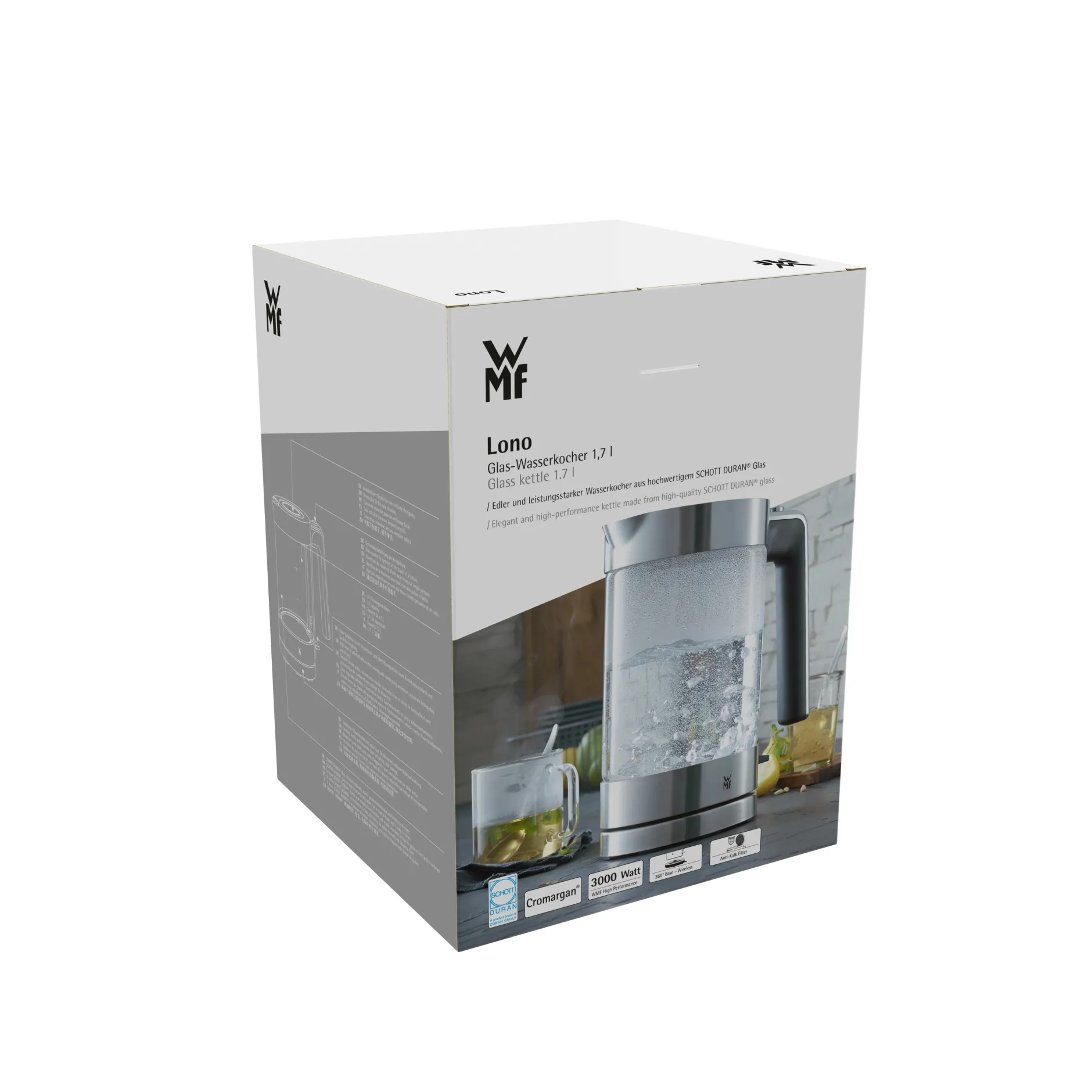 Lono Glas-Wasserkocher 1.7 l|WMF Hot