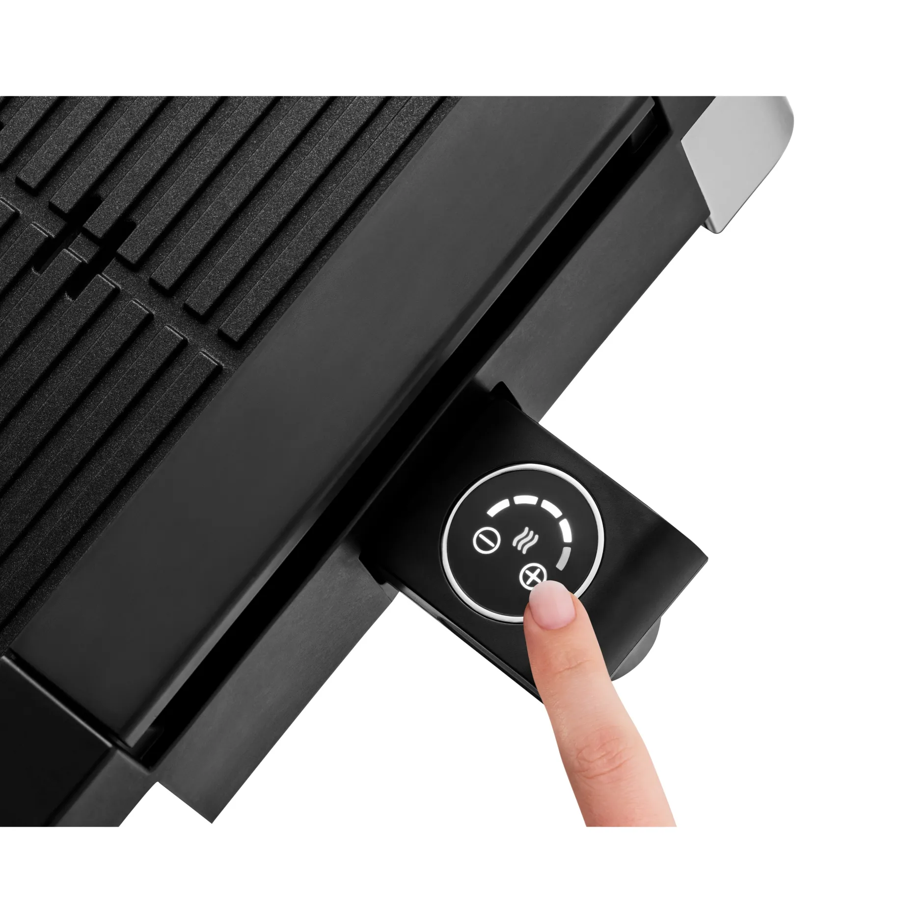 Lono Tischgrill gerippt mit Glasdeckel|WMF Online