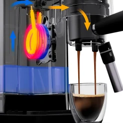 Lumero Espresso Siebträgermaschine, Stone Grey|WMF New