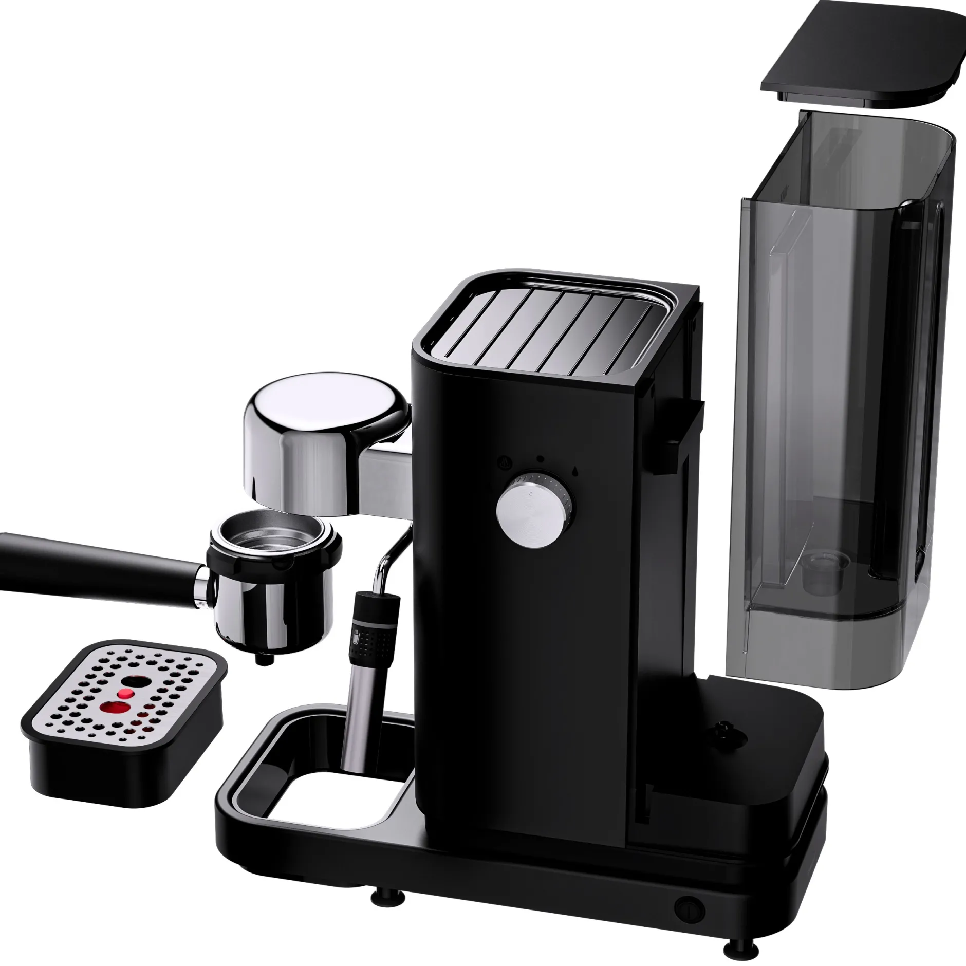 Lumero Espresso Siebträgermaschine, Deep Black|WMF Sale