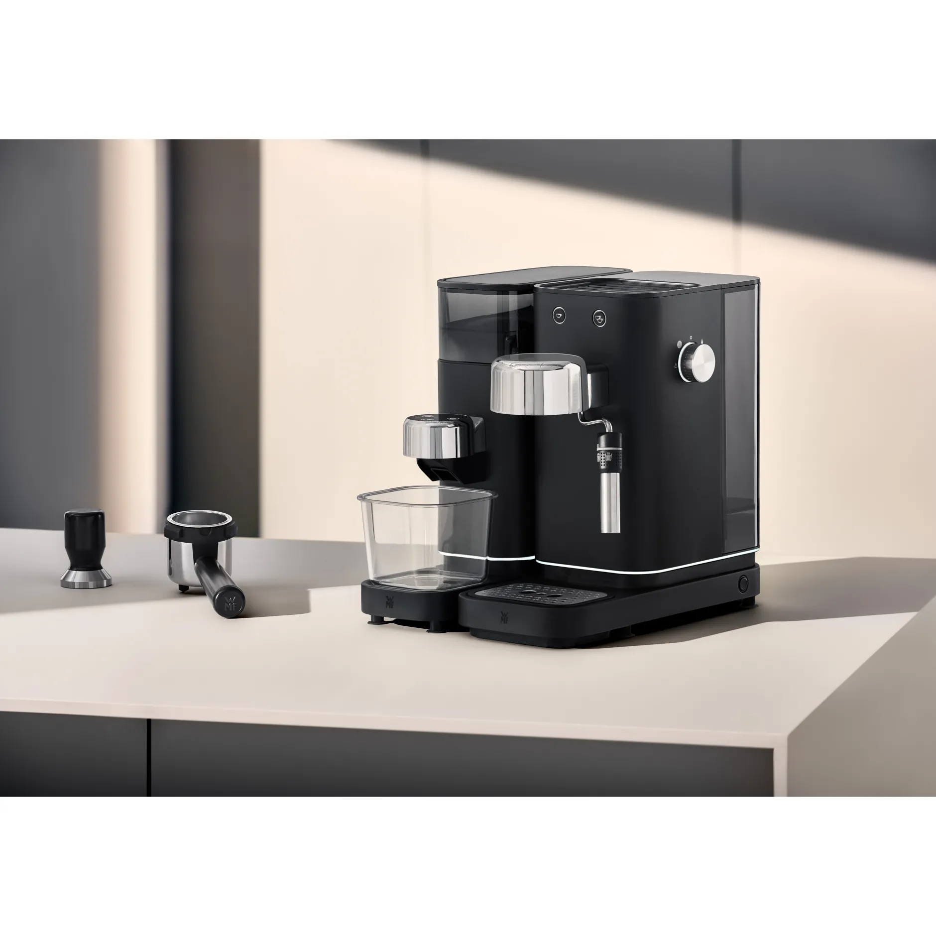 Lumero Espresso Siebträgermaschine, Deep Black|WMF Sale