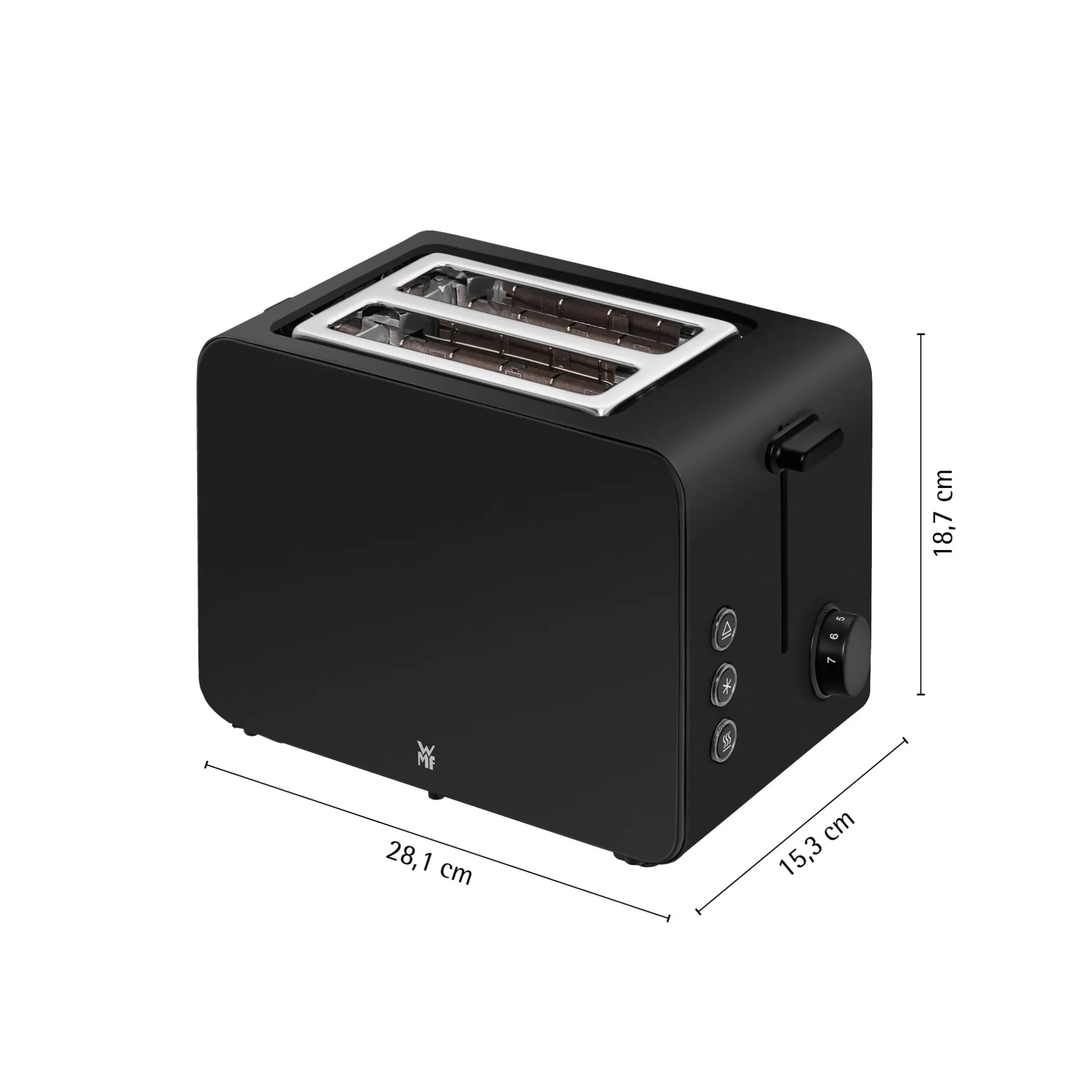 Stelio Toaster Edition, Deep Black|WMF Online
